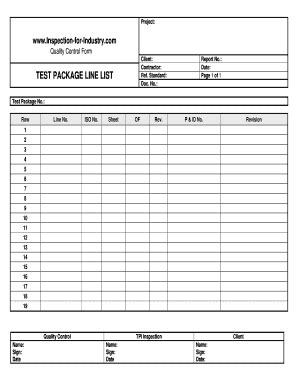 piping test package pdf